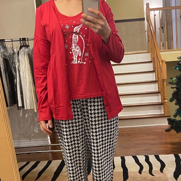 3 Piece Cardigan Pajama Set (Kim Rogers®) - Picture 6 of 6